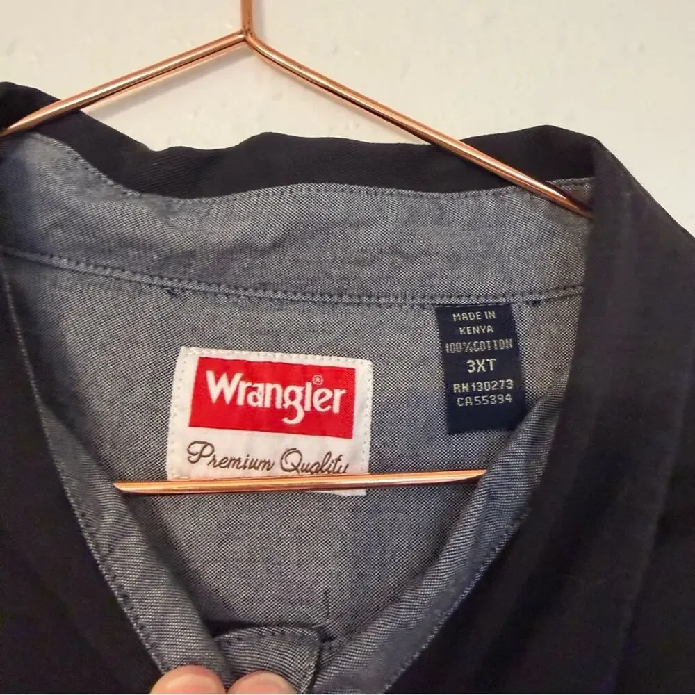 Wrangler Black cotton Shirt for Men